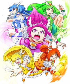 Smile Precure Japanese Anime Diamond Painting