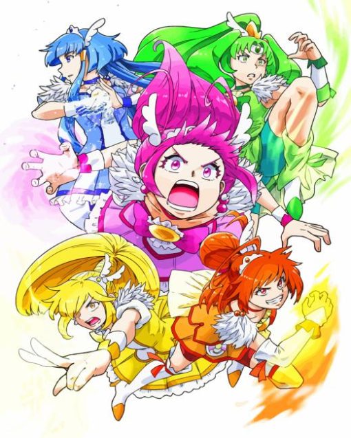 Smile Precure Japanese Anime Diamond Painting