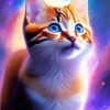 Space Cat Diamond Painting