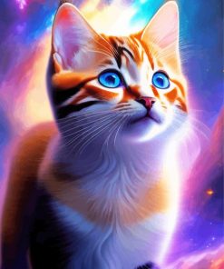 Space Cat Diamond Painting