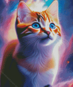 Space Cat Diamond Painting