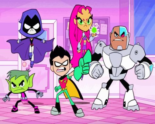 Teen Titans Go Diamond Painting