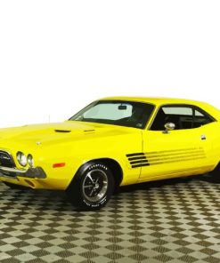 Yellow 1974 Challenger Diamond Painting