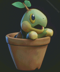 Aesthetic Turtwig Diamond Painting