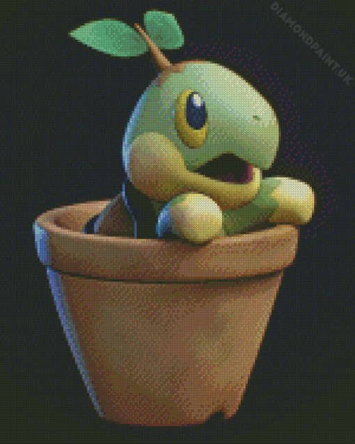 Aesthetic Turtwig Diamond Painting