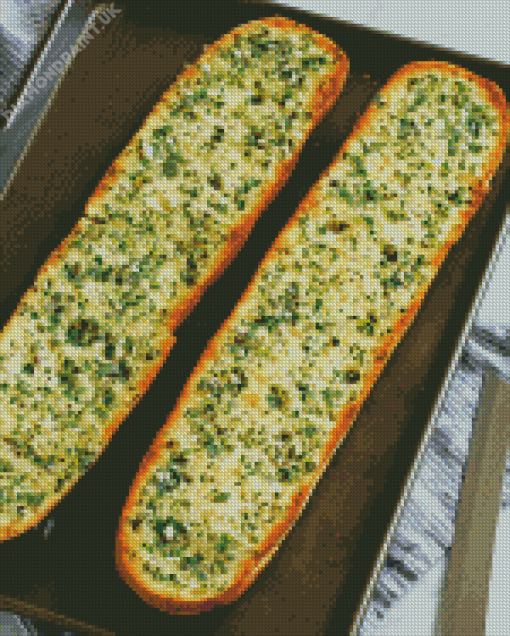 Baguette Garlic Bread Diamond Painting