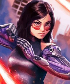 Battle Angel Alita Character Diamond Painting