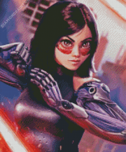 Battle Angel Alita Character Diamond Painting