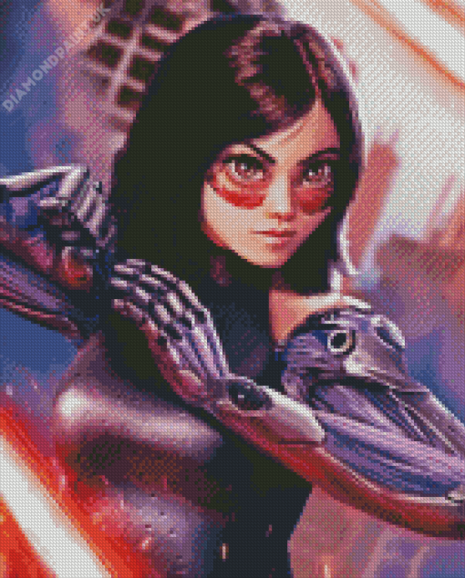 Battle Angel Alita Character Diamond Painting