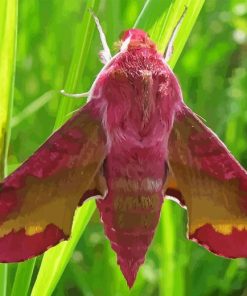 Elephant Hawk Moth Insect Diamond Painting