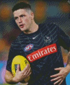 Jack Crisp Collingwood Player Diamond Painting