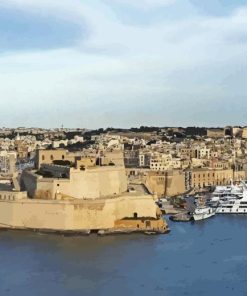 Malta Harbor Diamond Painting