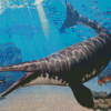 Mosasaurs Underwater Diamond Painting