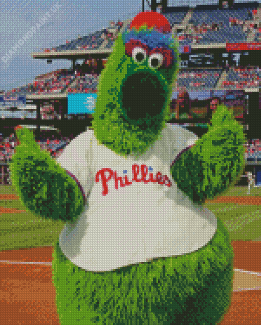 Phillies Phanatic Diamond Painting