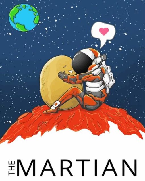 The Martian Film Poster Diamond Painting