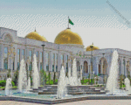 Turkmenistan Palace Diamond Painting