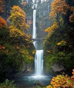 Waterfall Multnomah Falls Diamond Painting