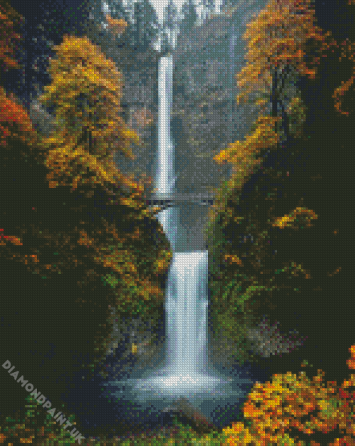 Waterfall Multnomah Falls Diamond Painting