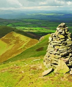 Brecon Beacons In Wales Diamond Painting