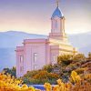 Cedar Utah Temple Diamond Painting