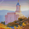 Cedar Utah Temple Diamond Painting