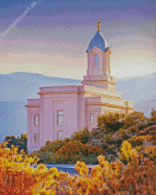 Cedar Utah Temple Diamond Painting