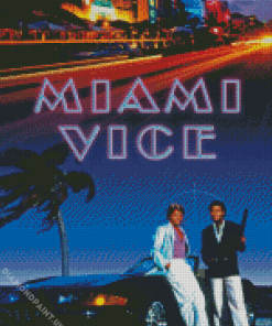 Miami Vice Poster Diamond Painting