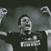 Monochrome Javier Zanetti Diamond Painting