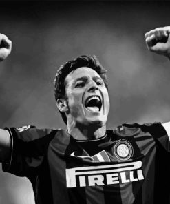 Monochrome Javier Zanetti Diamond Painting