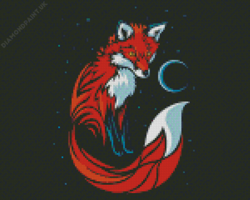 Tribal Fox Diamond Painting