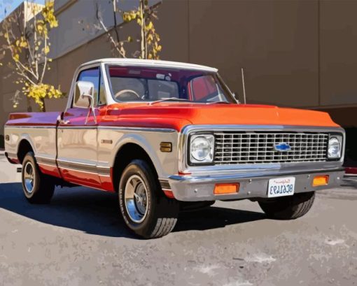 1972 Truck Diamond Painting