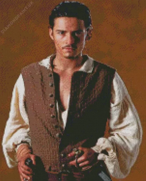 Actor Orlando Bloom Diamond Painting