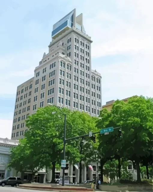 Augusta Lamar Building Diamond Painting