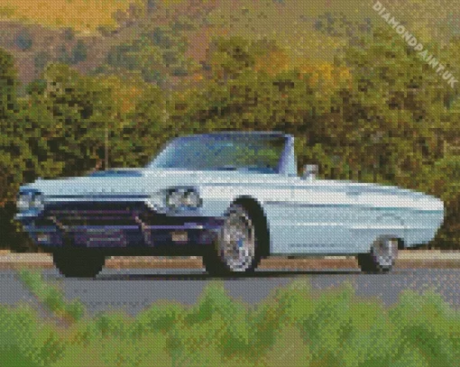 Blue Thunderbird Diamond Painting