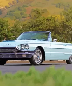 Blue Thunderbird Diamond Painting