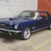 Classic Blue 60s Mustang Diamond Painting