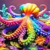 Colorful Octopus Diamond Painting