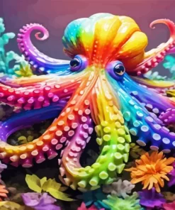 Colorful Octopus Diamond Painting