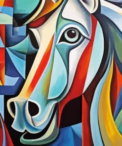 Geometric Cubism Horse Diamond Painting