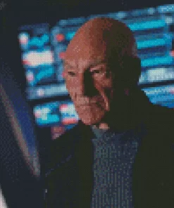 Jean Luc Picard Character Diamond Painting