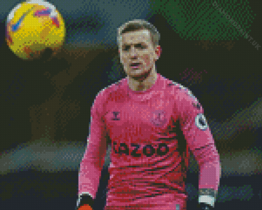 Jordan Pickford Goalkeeper Diamond Painting