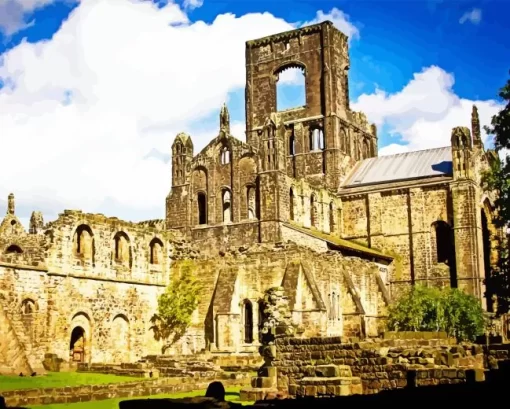 Kirkstall Abbey Diamond Painting