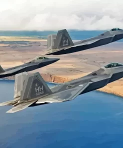 Lockheed Martin F22 Diamond Painting