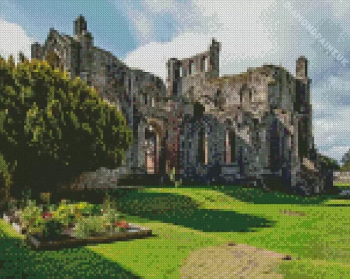 Melrose Abbey Diamond Painting