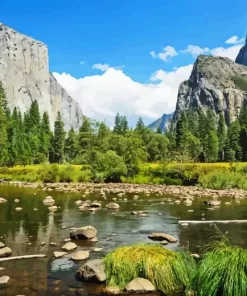 Merced River Diamond Painting