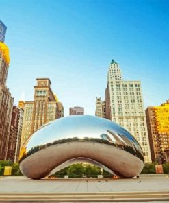 Millennium Park In Chicago Diamond Painting