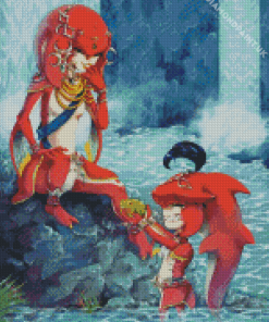 Mipha And Sidon Zelda Diamond Painting