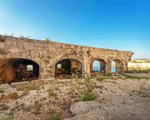 Mola Fortress In Spain Diamond Painting