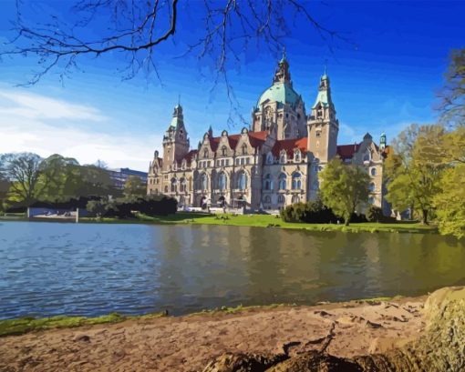 New Town Hall In Hannover Diamond Painting