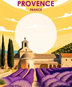 Provence Illustration Poster Diamond Painting